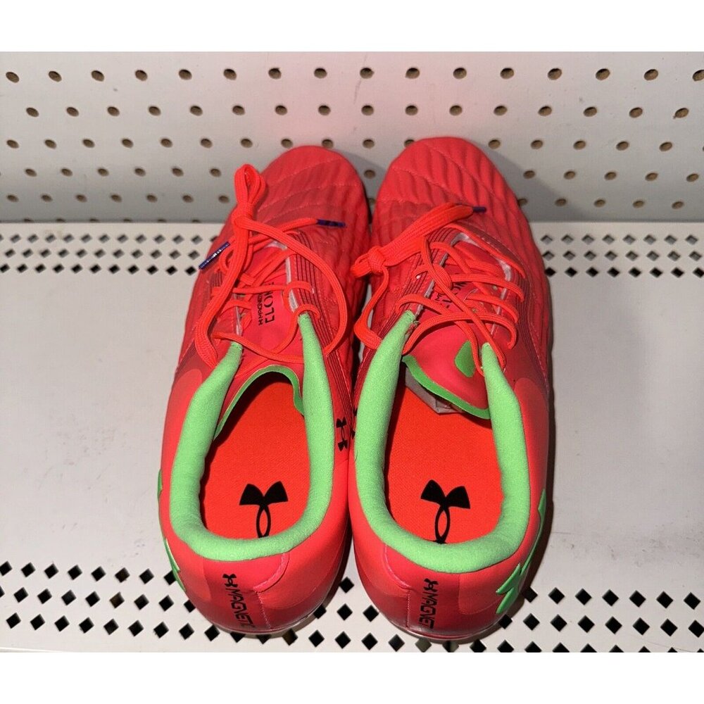 Under Armour Magnetico Pro 3 FG Womens Soccer Cleats Size 11.5 Red Green Blue - Picture 2 of 8